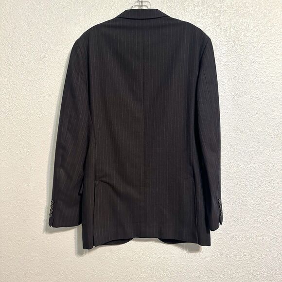 J Crew Ludlow Blazer Mens Size 40R Striped Navy Blue Wool Cotton D305180 - Picture 3 of 13